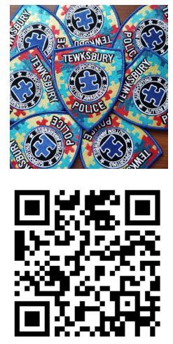 Autism patch and qr code
