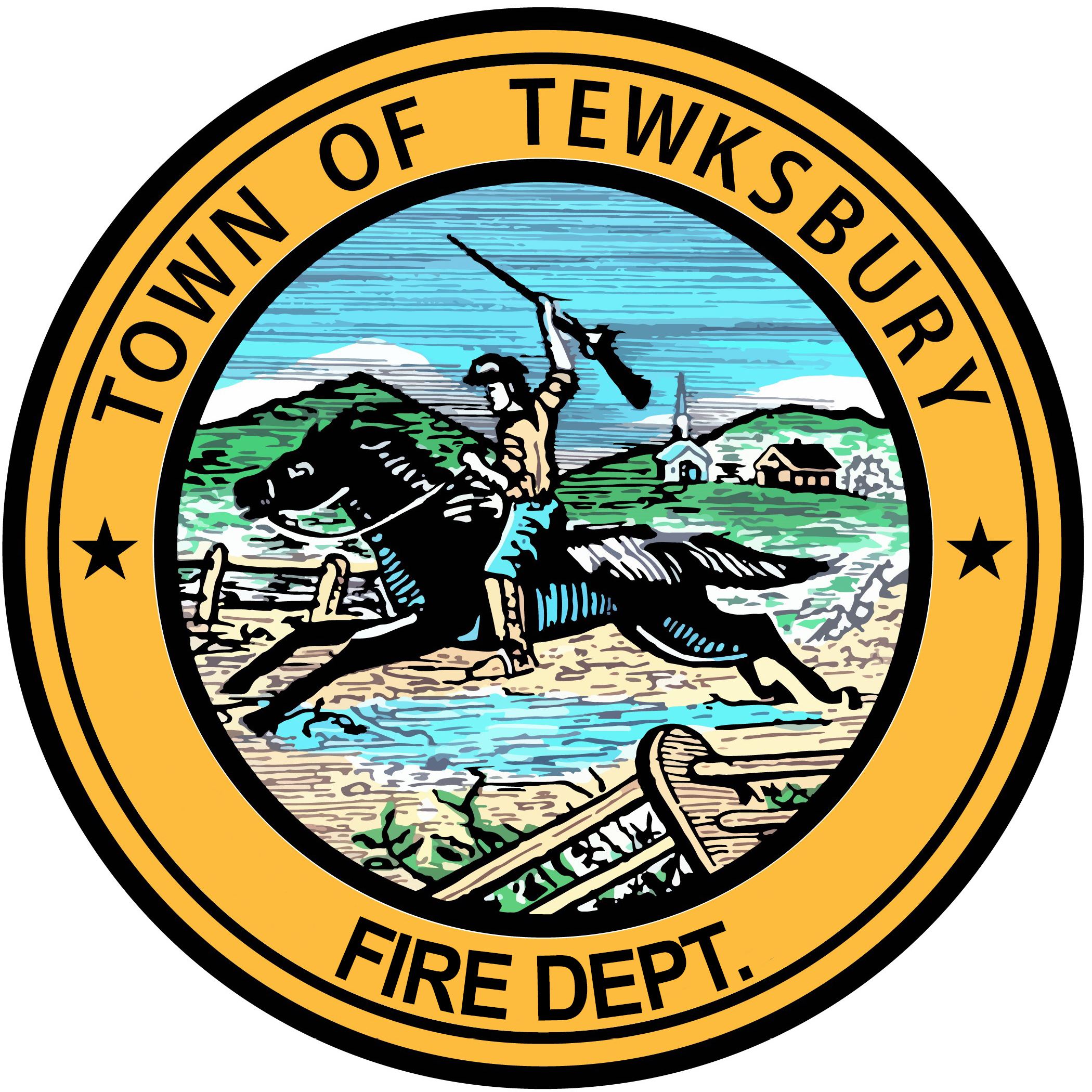 Town Of Tewksbury Seal - Gold