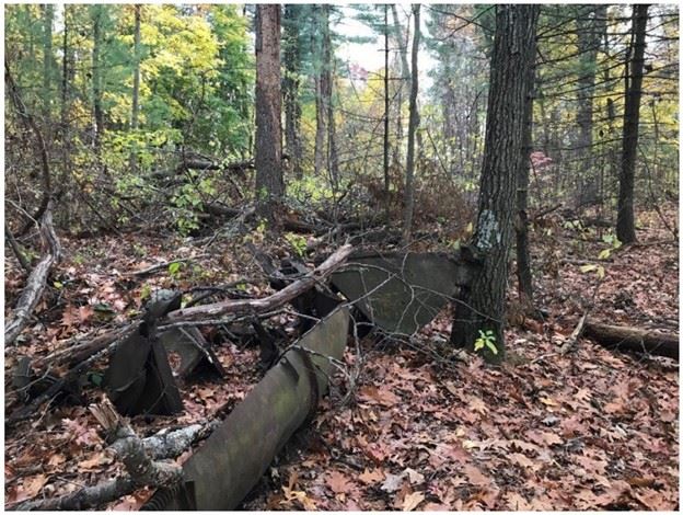 Existing debris at Mollie Drive site